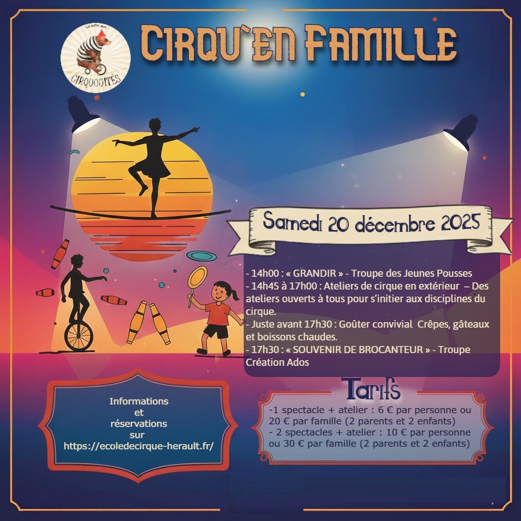  @ Salle des fêtes de Montarnaud